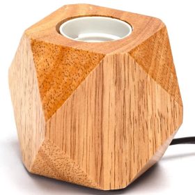 Asztali lámpa foglalat fa