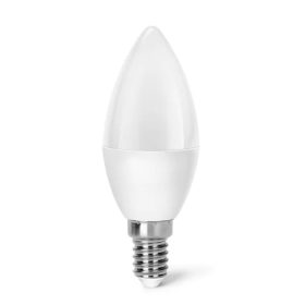 AIGOSTAR LED izzó C37 E14 3W, 270°, hideg fehér