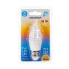 AIGOSTAR LED izzó C37 E27 3W 270° meleg fehér