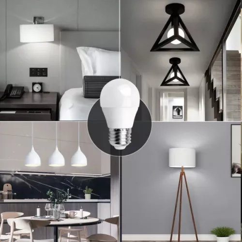 AIGOSTAR LED izzó G45 E27 4W 180° hideg fehér