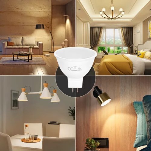 AIGOSTAR LED izzó MR16 4W meleg fehér