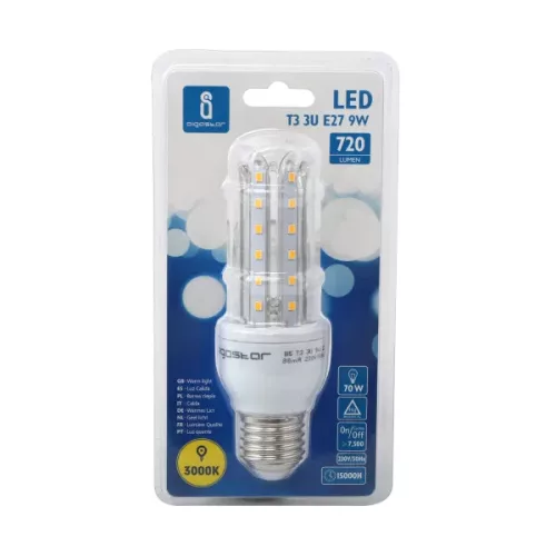 AIGOSTAR Kukorica LED izzó 10W E27 foglalattal hideg fehér