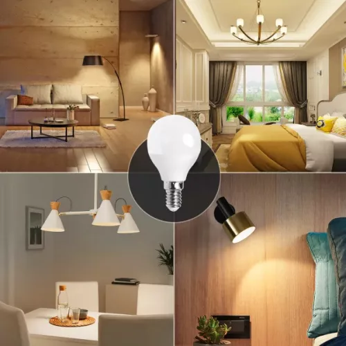 AIGOSTAR LED izzó G45 E14 3W 280° meleg fehér