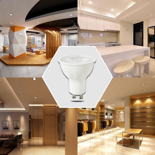 AIGOSTAR LED spot GU10 6W COB meleg fehér