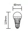 AIGOSTAR LED izzó 10W E27 280° szórásszögű hideg fehér