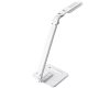 LED asztali lámpa lakk fehér 8W, érintős-fényerőszabályozható