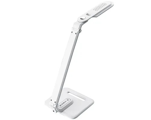 LED asztali lámpa lakk fehér 8W, érintős-fényerőszabályozható