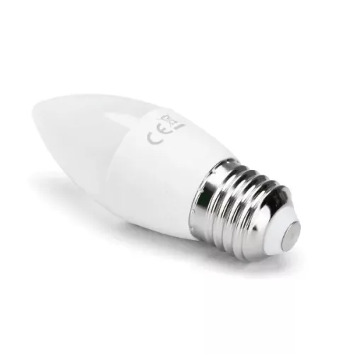 AIGOSTAR LED izzó C37 E27 6W 270° hideg fehér