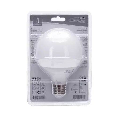 AIGOSTAR LED izzó G95 15W E27 foglalattal hideg fehér