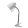 Asztali lámpa fehér csiptetős E27 