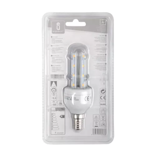 AIGOSTAR Kukorica LED izzó T3 2U E14 4W meleg fehér