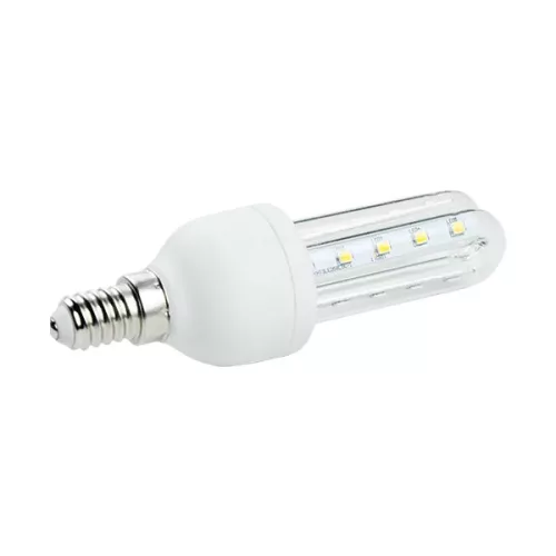 AIGOSTAR Kukorica LED izzó T3 2U E14 6W hideg fehér
