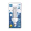 AIGOSTAR Kukorica LED izzó T3 2U E14 6W meleg fehér