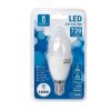LED izzó A5 C37 E14 9W meleg