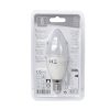 LED izzó A5 C37 E14 9W meleg