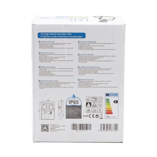 LED SLIM Reflektor Mozgásérzékelővel Aigostar  10W 6000K IP65