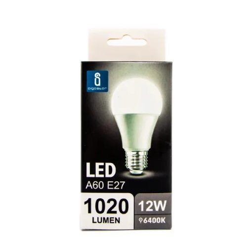 LED IZZÓ A60 E27 12W 280° HIDEG FEHÉR AIGOSTAR