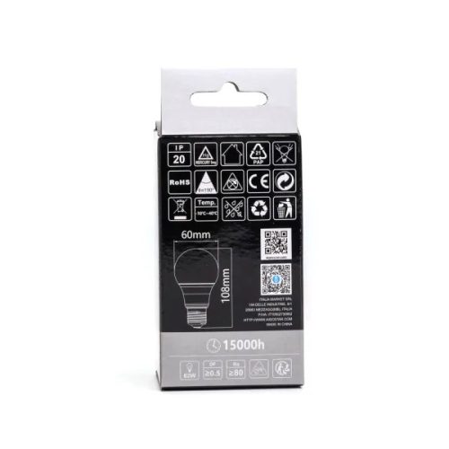 LED IZZÓ A60 GÖMB 9W E27 HIDEG FEHÉR AIGOSTAR