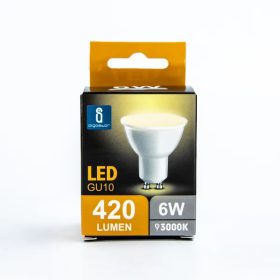 LED IZZÓ GU10 6W MELEG FEHÉR AIGOSTAR