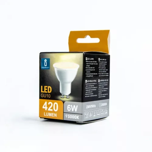 LED IZZÓ GU10 6W MELEG FEHÉR AIGOSTAR