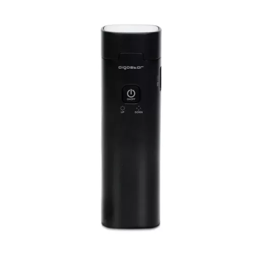 AIGOSTAR LED ASZTALI LÁMPA FEKETE 3W POWER BANKKAL ÉS TELEFON TÖLTŐ FUNKCIÓVAL