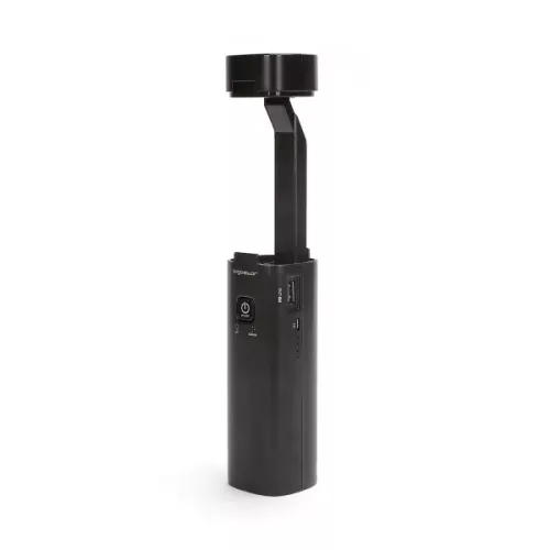 AIGOSTAR LED ASZTALI LÁMPA FEKETE 3W POWER BANKKAL ÉS TELEFON TÖLTŐ FUNKCIÓVAL