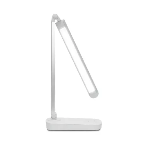 AIGOSTAR LED ASZTALI LÁMPA EZÜST 5W FÉNYERŐSZABÁLYOZHATÓ TELEFONTÖLTŐVEL