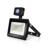 LED SLIM REFLEKTOR MOZGÁS-ÉS SZÜRKÜLETÉRZÉKELŐVEL AIGOSTAR 30W 4000K IP65 FEKETE