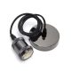 Gyöngyház Fekete Függeszték 2x0,75mm 1m-es E27 Foglalattal