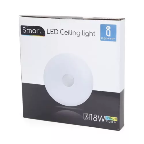 AIGOSTAR LED MENNYEZETI LÁMPA WIFI 18W RGB+CCT 3000K-6500K