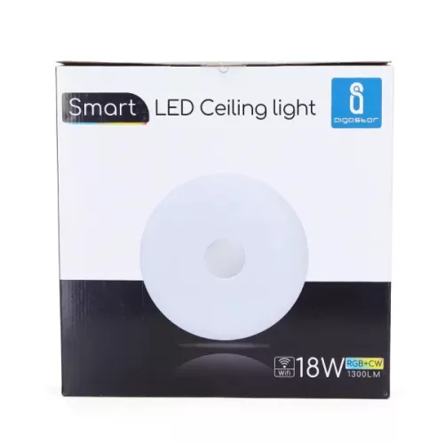 AIGOSTAR LED MENNYEZETI LÁMPA WIFI 18W RGB+CCT 3000K-6500K