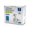 LED SLIM REFLEKTOR MOZGÁS- ÉS SZÜRKÜLETÉRZÉKELŐVEL AIGOSTAR 10W 6400K IP65 FEHÉR