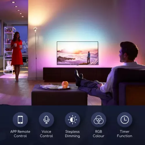 SMART WIFI-S LED IZZÓ 7W/E14/G45/RGB/3000K-6500K