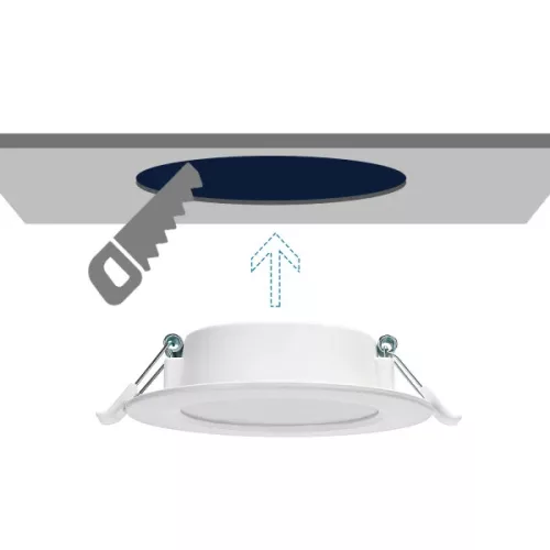 AIGOSTAR MINI LED PANEL E6 KÖR 4W 4000K TERMÉSZETES FEHÉR (FURAT:77-82MM)