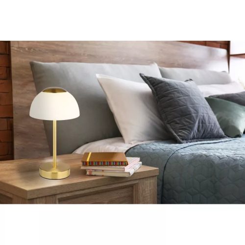 Sarima asztali lámpa újratölthető arany fényerő szabályozható