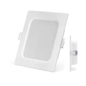   AIGOSTAR MINI LED PANEL NÉGYSZÖGLETES 6W HIDEG FEHÉR (FURAT:95-100mm)