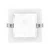 AIGOSTAR MINI LED PANEL NÉGYSZÖGLETES 9W MELEG FEHÉR (FURAT:110-120mm)