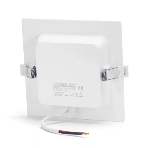 AIGOSTAR MINI LED PANEL NÉGYSZÖGLETES 9W HIDEG FEHÉR (FURAT:110-120mm)