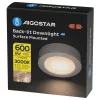 AIGOSTAR MINI LED PANEL E6 KÖR 6W FELÜLETRE SZERELHETŐ MELEG FEHÉR 