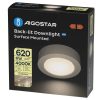 AIGOSTAR MINI LED PANEL E6 KÖR 6W FELÜLETRE SZERELHETŐ TERMÉSZETES FEHÉR 