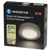 AIGOSTAR MINI LED PANEL E6 KÖR 6W FELÜLETRE SZERELHETŐ HIDEG FEHÉR 