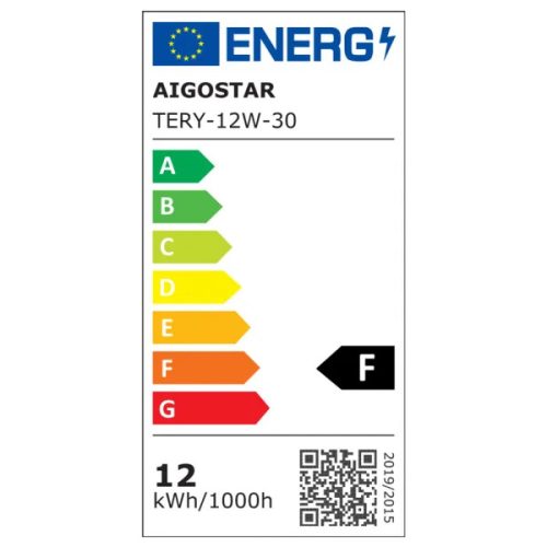AIGOSTAR MINI LED PANEL E6 KÖR 12W FELÜLETRE SZERELHETŐ MELEG FEHÉR 