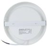 AIGOSTAR MINI LED PANEL E6 KÖR 12W FELÜLETRE SZERELHETŐ TERMÉSZETES FEHÉR 