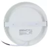 AIGOSTAR MINI LED PANEL E6 KÖR 12W FELÜLETRE SZERELHETŐ TERMÉSZETES FEHÉR 