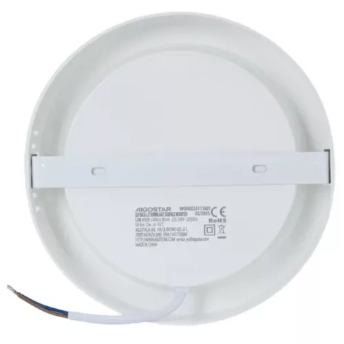 AIGOSTAR MINI LED PANEL E6 KÖR 12W FELÜLETRE SZERELHETŐ TERMÉSZETES FEHÉR 
