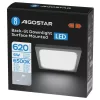 AIGOSTAR MINI LED PANEL FELÜLETRE SZERELHETŐ NÉGYSZÖGLETES 6W HIDEG FEHÉR 