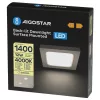 AIGOSTAR MINI LED PANEL FELÜLETRE SZERELHETŐ NÉGYSZÖGLETES 12W TERMÉSZETES FEHÉR