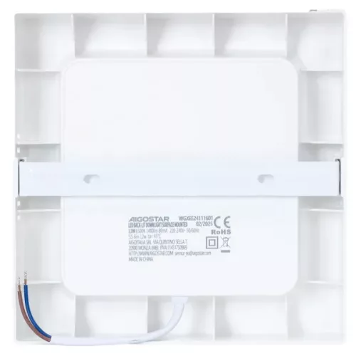AIGOSTAR MINI LED PANEL FELÜLETRE SZERELHETŐ NÉGYSZÖGLETES 12W HIDEG FEHÉR