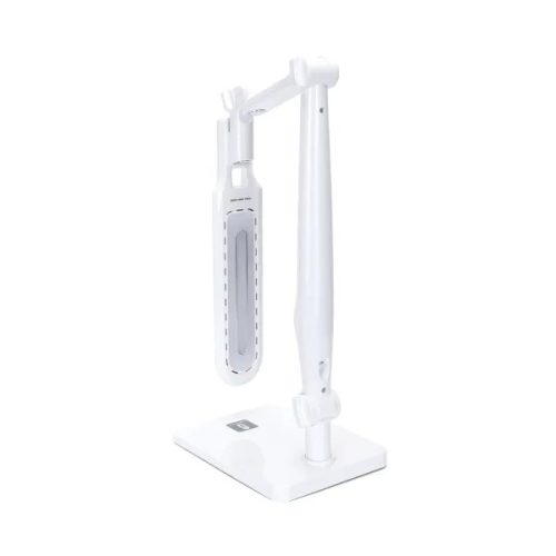 LED asztali lámpa lakk fehér 9W érintős-fényerő és színhőmérséklet szabályzós