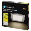 AIGOSTAR MINI LED PANEL NÉGYSZÖGLETES 12W MELEG FEHÉR (FURAT:140-150mm)